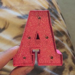 Light up A locker decor